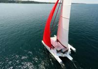 foto fra luften trimaran neel 45